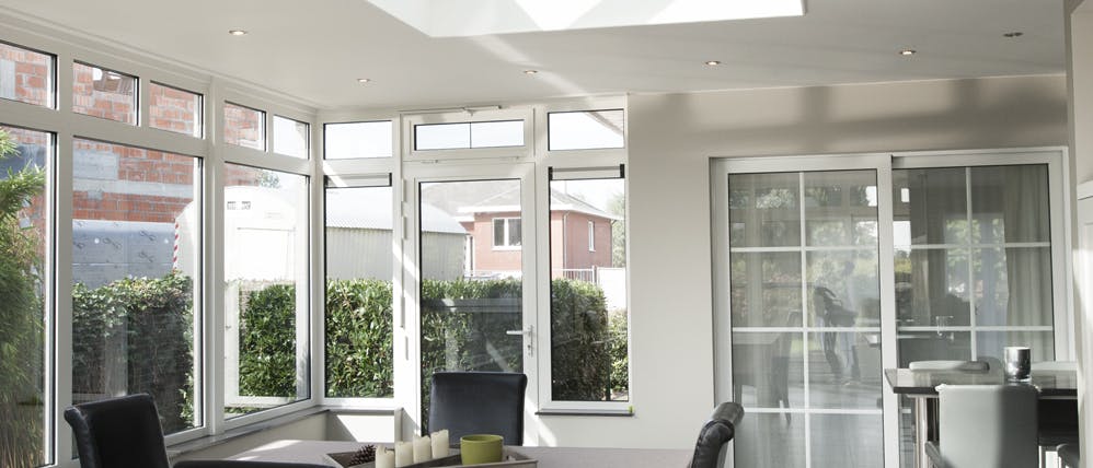 Leefveranda met lichtinval