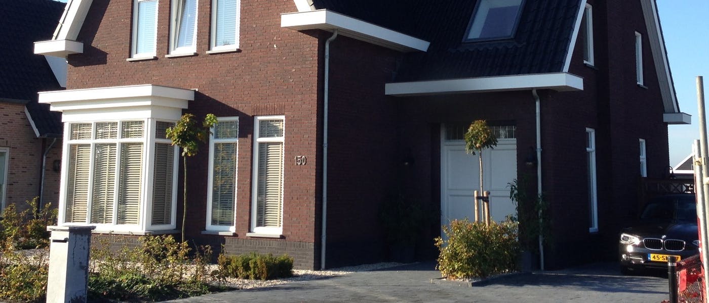 Nieuwbouw pvc ramen