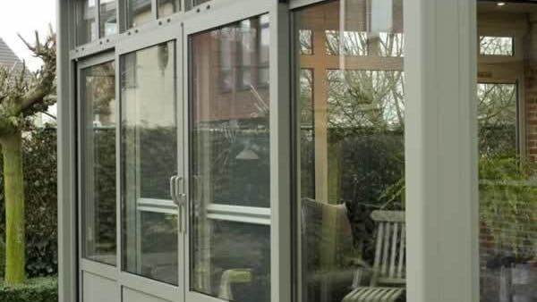 Veranda met schuifdeuren