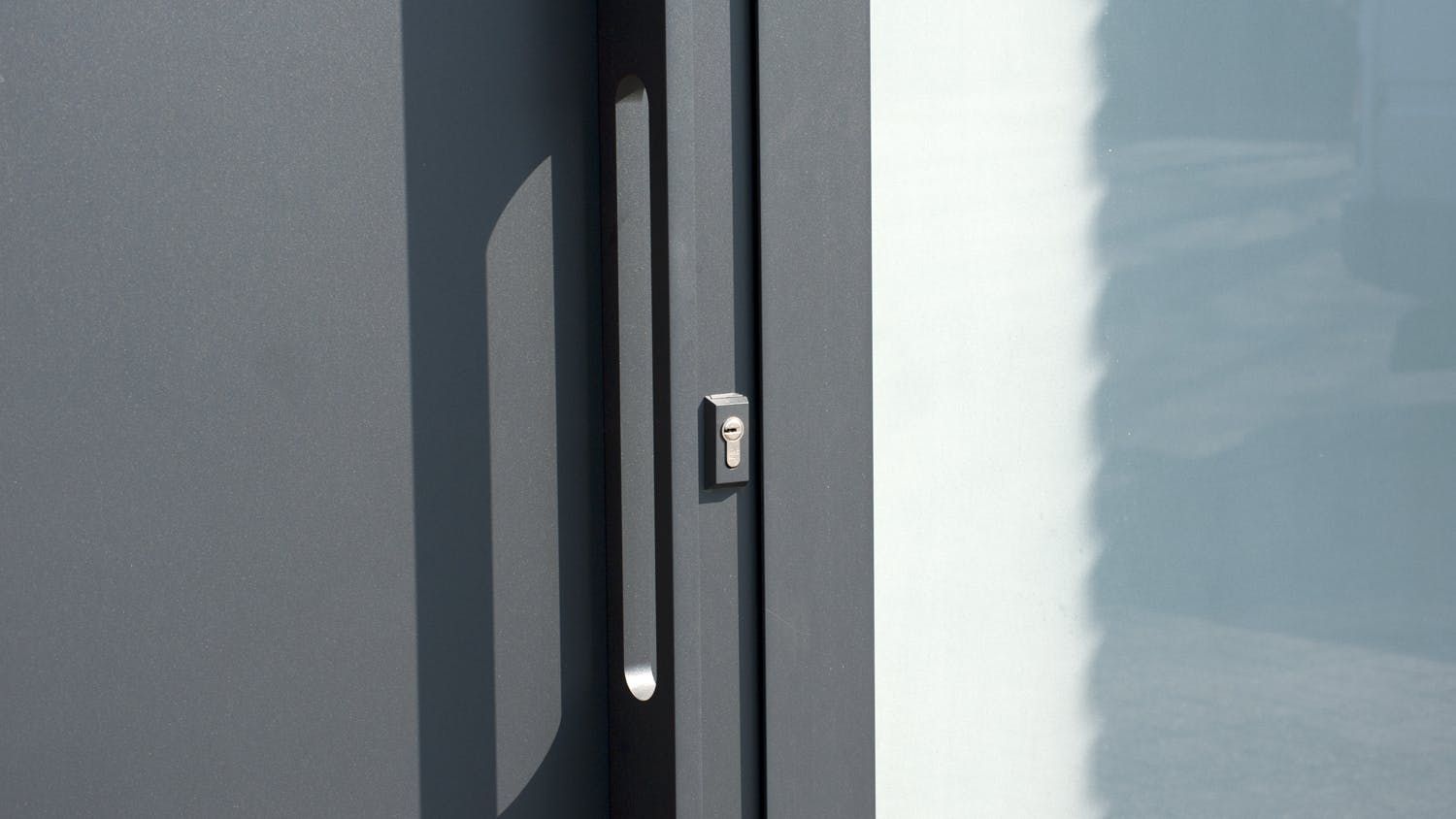 Aluminium moderne deur