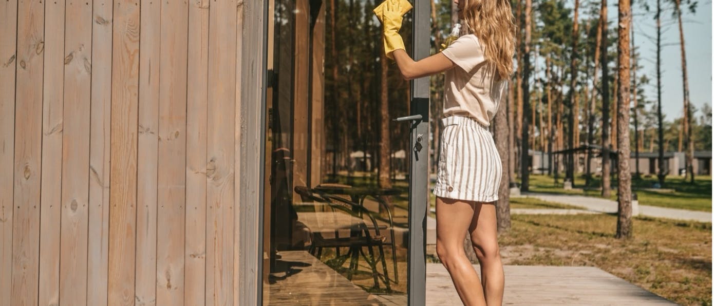 Veranda schoonmaken